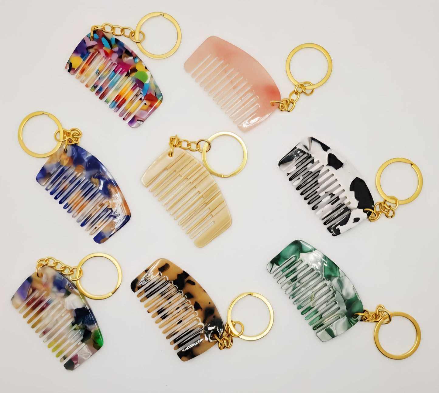 Mini Keychain Hair Comb